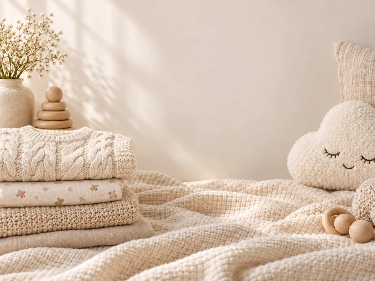 Abrigaditos y textiles cálidos para bebé